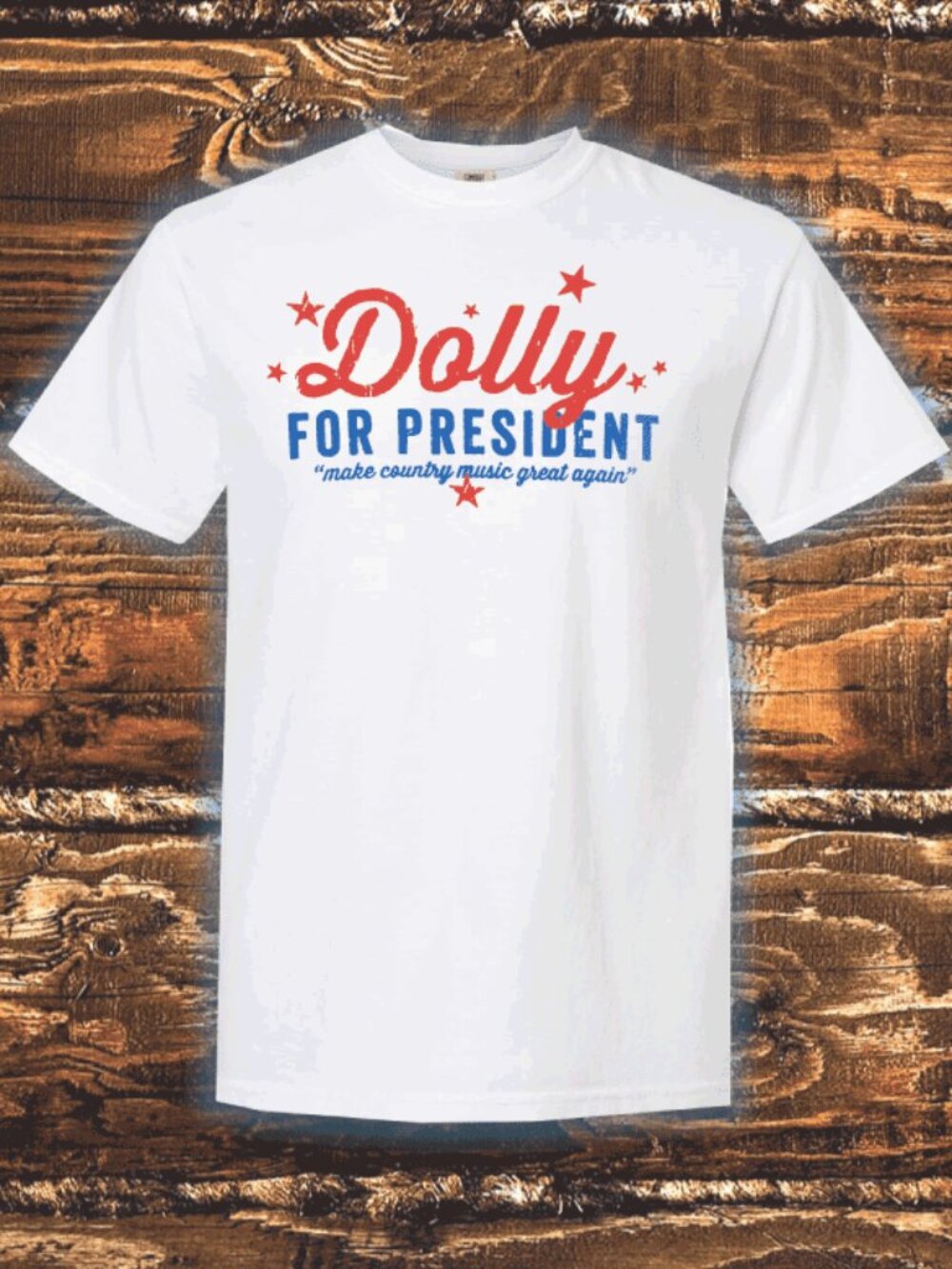 NWT Dolly For President - Dolly Parton Comfort Color Printed Tee